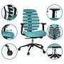 ERGO LINE II office chair Swivel Fabric Turquoise 2
