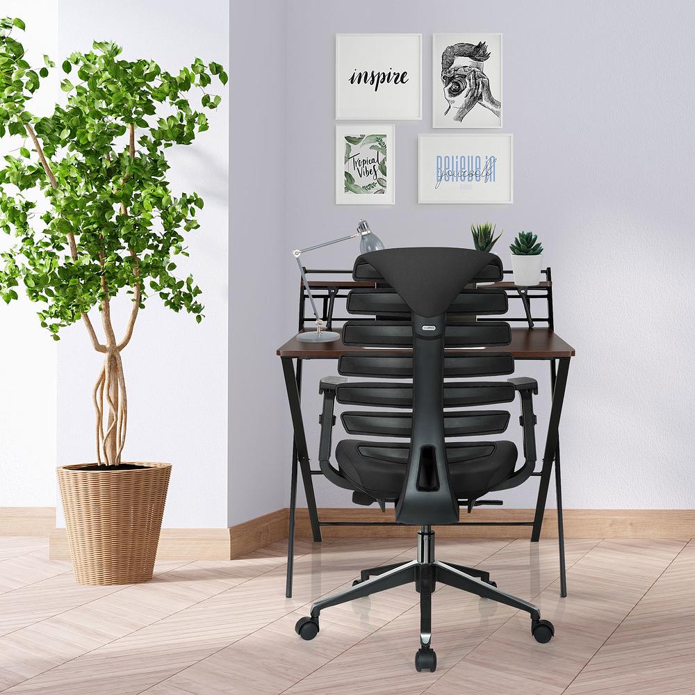 ERGO LINE II Office chair Swivel Fabric Black 9