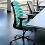 ERGO LINE II office chair Swivel Fabric Turquoise 5