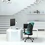 ERGO LINE II office chair Swivel Fabric Turquoise 8