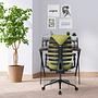 ERGO LINE II Office chair Swivel Fabric Green 9