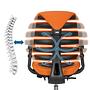 ERGO LINE II Office Chair Swivel Fabric Orange 3