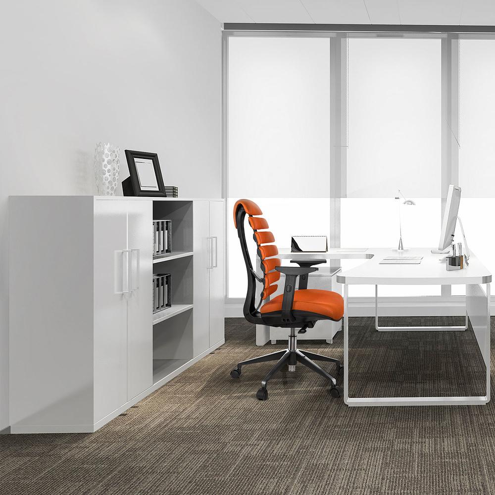 ERGO LINE II Office Chair Swivel Fabric Orange 7