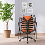 ERGO LINE II Office Chair Swivel Fabric Orange 9