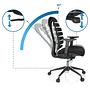 ERGO LINE II Office chair Swivel Fabric Black 1