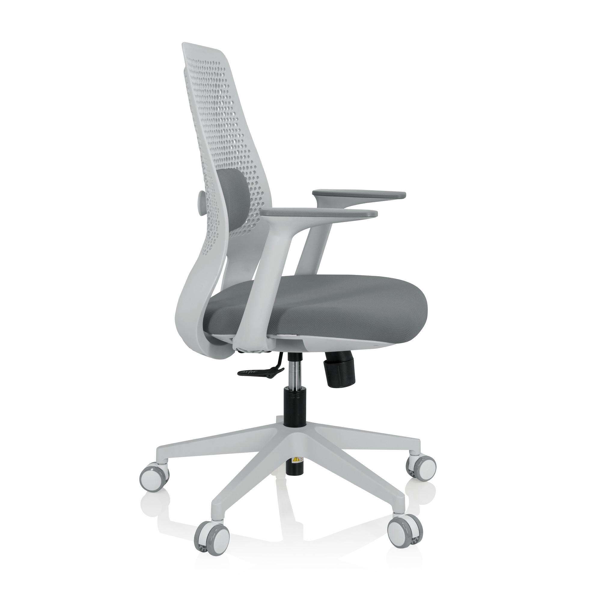 PARFERIO W Office chair Swivel Fabric Gray 7