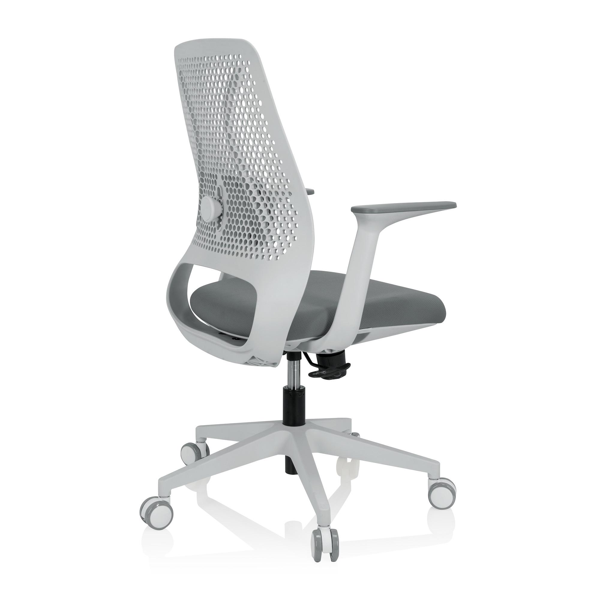 PARFERIO W Office chair Swivel Fabric Gray 8