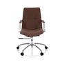 SARANTO II Office chair Swivel with casters Fabric Brown 0