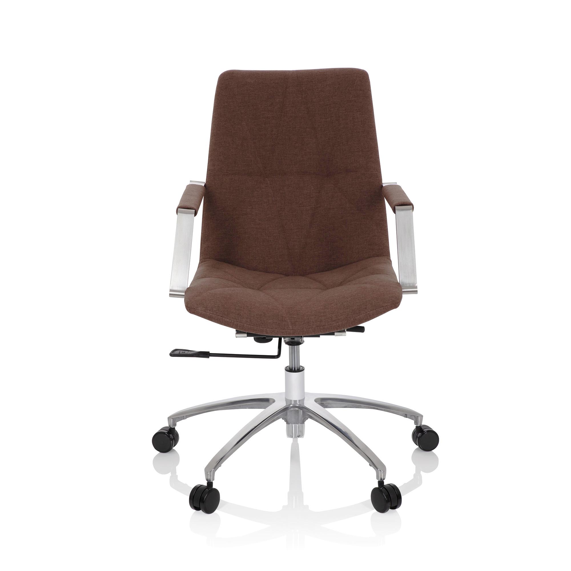 SARANTO II Office chair Swivel with casters Fabric Brown 0