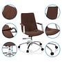 SARANTO II Office chair Swivel with casters Fabric Brown 2