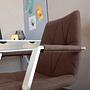 SARANTO II Office chair Swivel with casters Fabric Brown 3