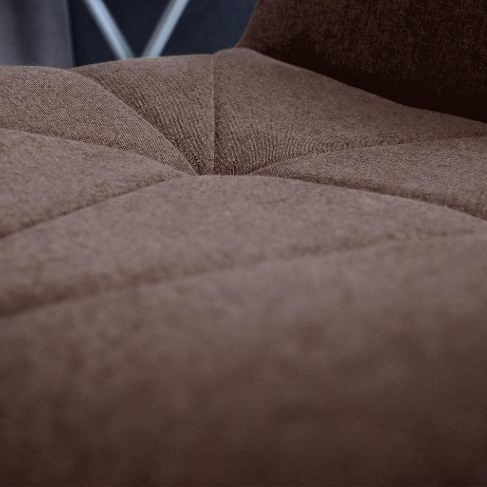 SARANTO II Office chair Swivel with casters Fabric Brown 7