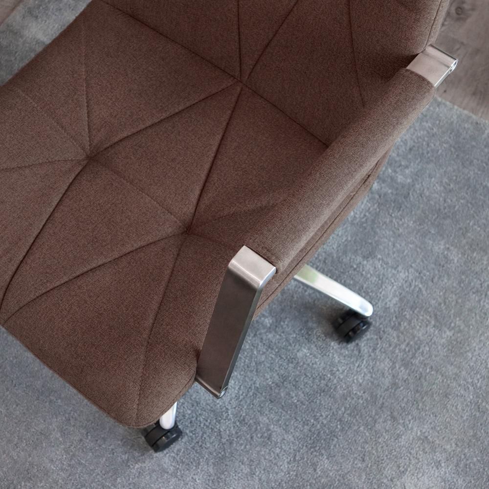 SARANTO II Office chair Swivel with casters Fabric Brown 8