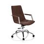 SARANTO II Office chair Swivel with casters Fabric Brown 9