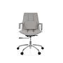 SARANTO Office Chair Fabric Light Grey 1