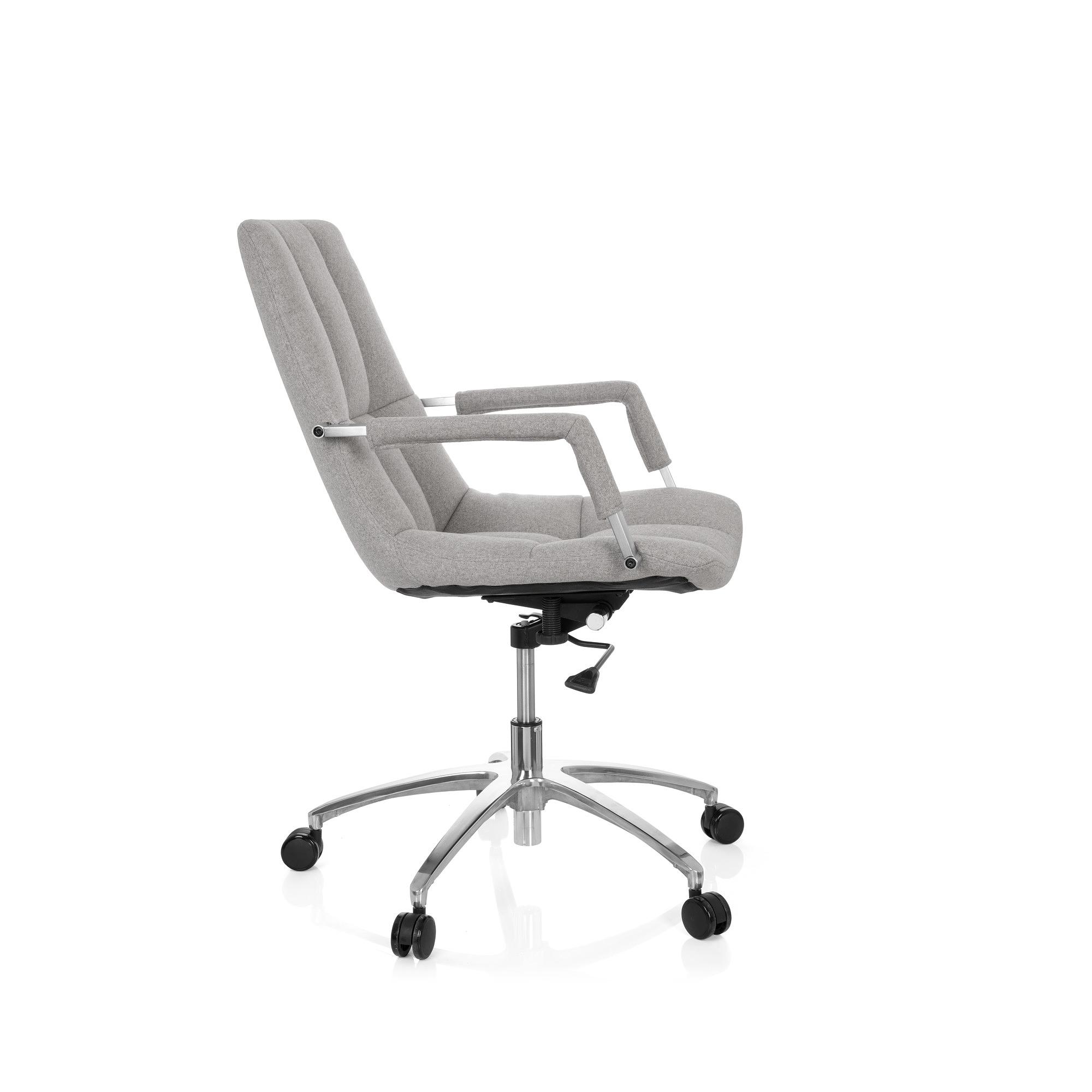 SARANTO Office Chair Fabric Light Grey 3