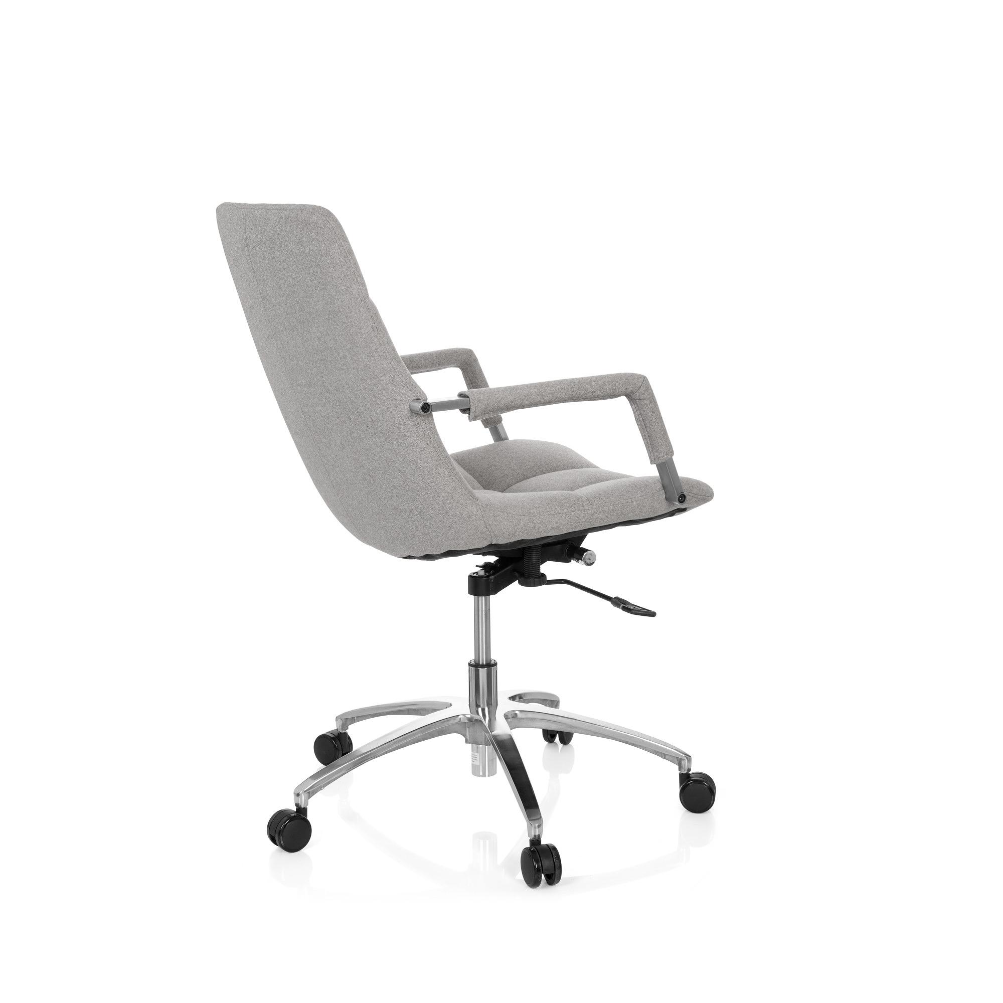 SARANTO Office Chair Fabric Light Grey 5