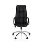 Saranto Pro Office Chair Swivel Leather Black 0