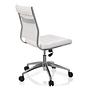 TRISHA Office Chair Swivel Faux Leather White 7