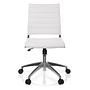 TRISHA Office Chair Swivel Faux Leather White 0