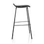 LONSO 10 stool faux leather metal black 8