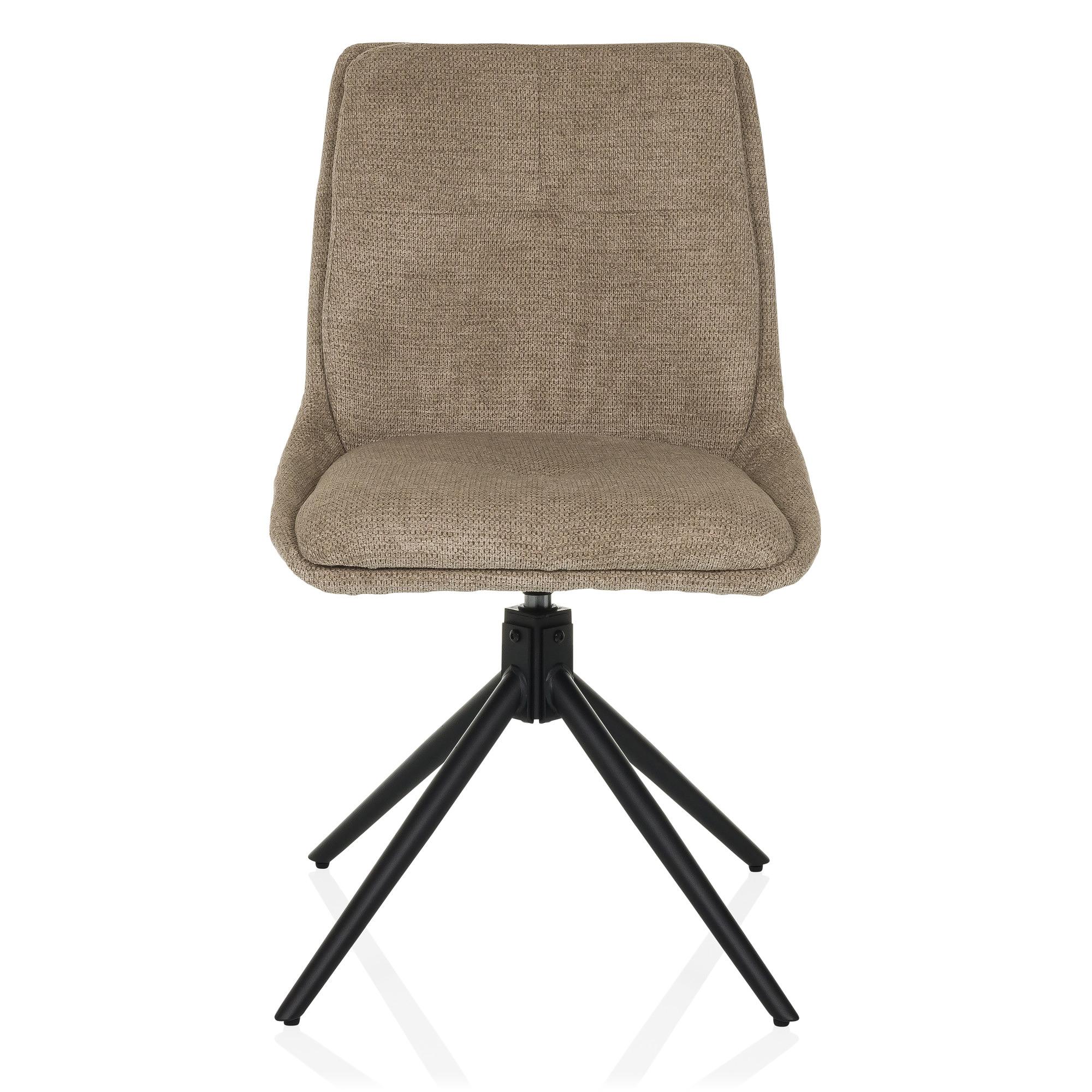 TARVISO I Dining chair Swivel Fabric Beige 0
