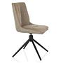 TARVISO I Dining chair Swivel Fabric Beige 6