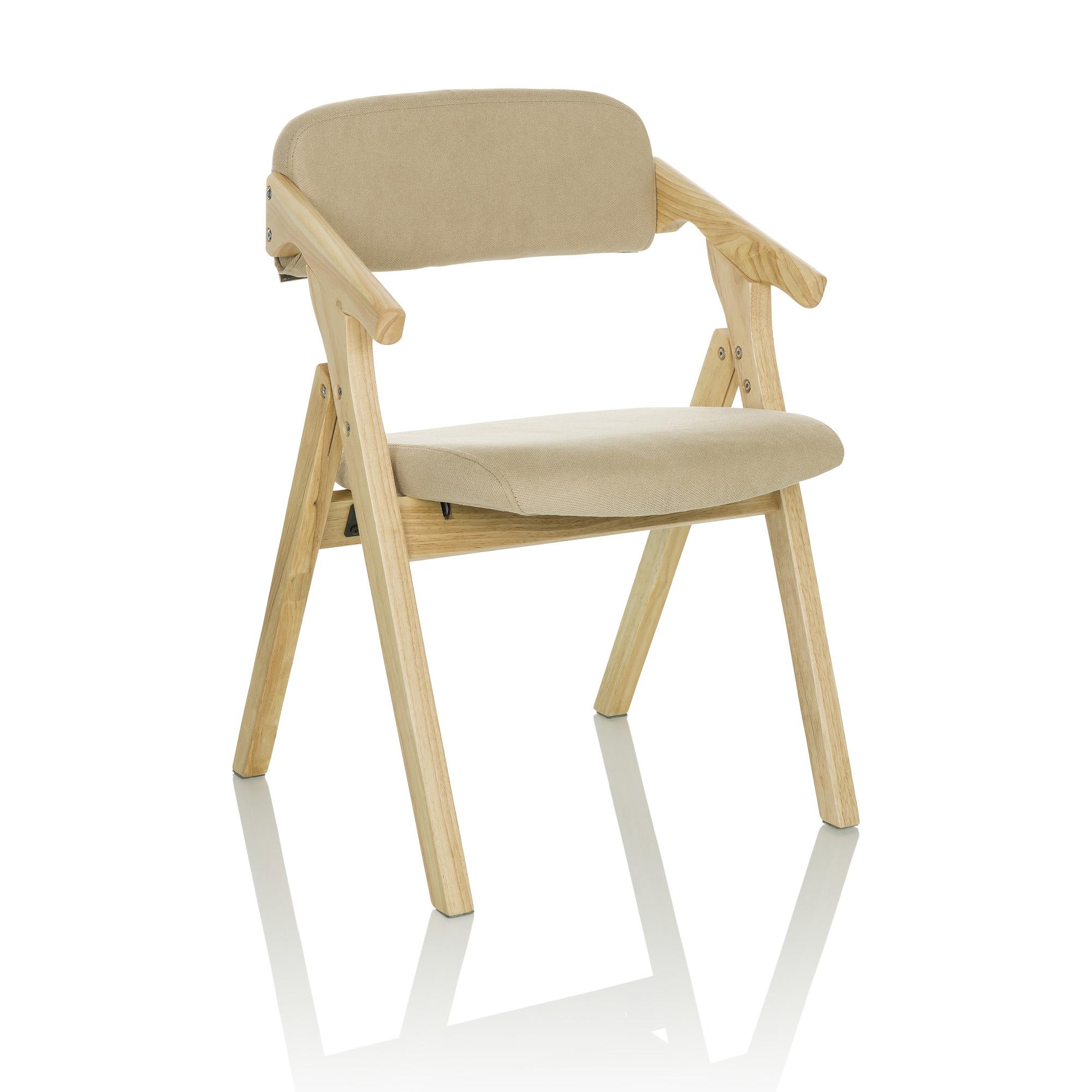 SCANDIO Klappstuhl Holz Beige 5