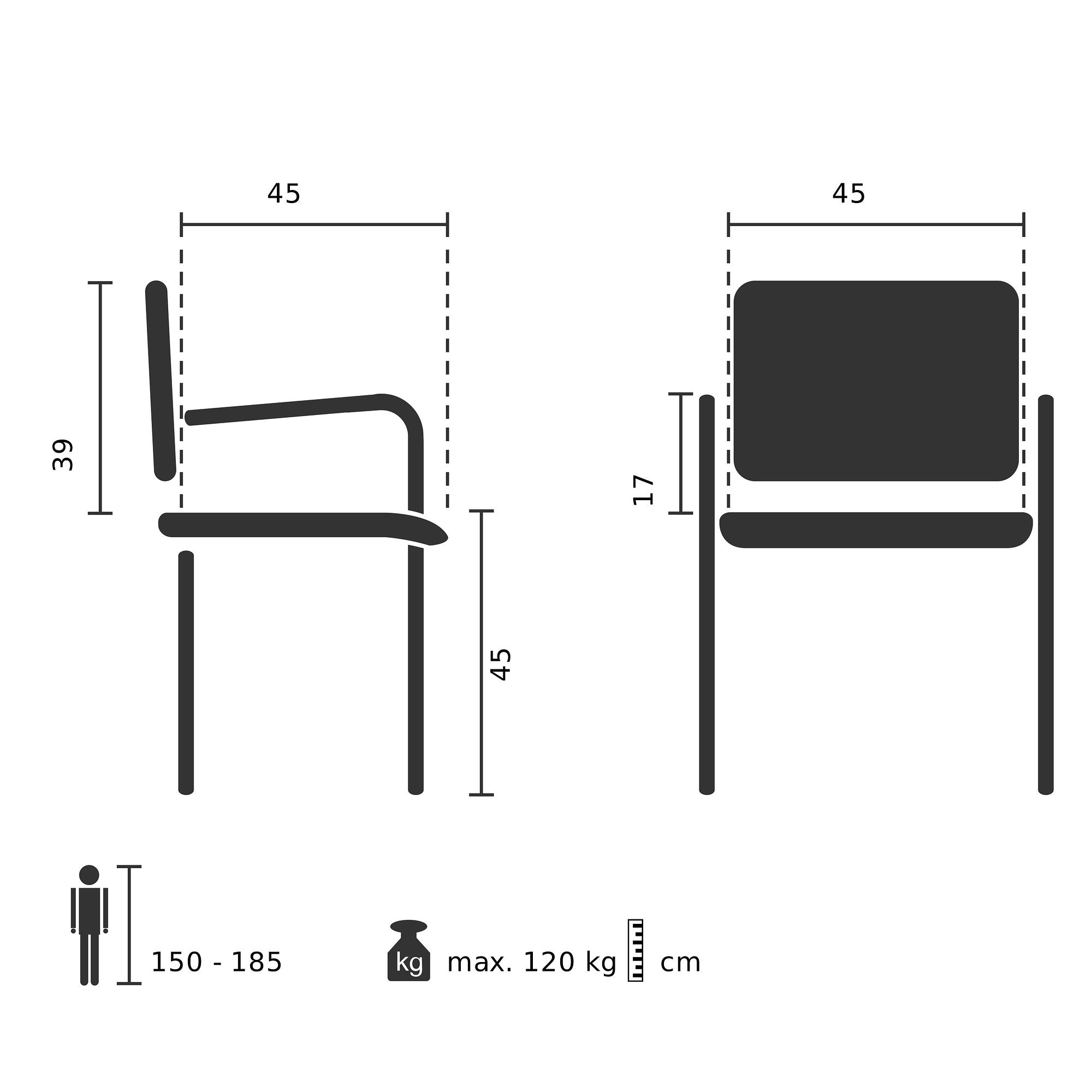 SCANDIO Folding chair Wood Beige 4
