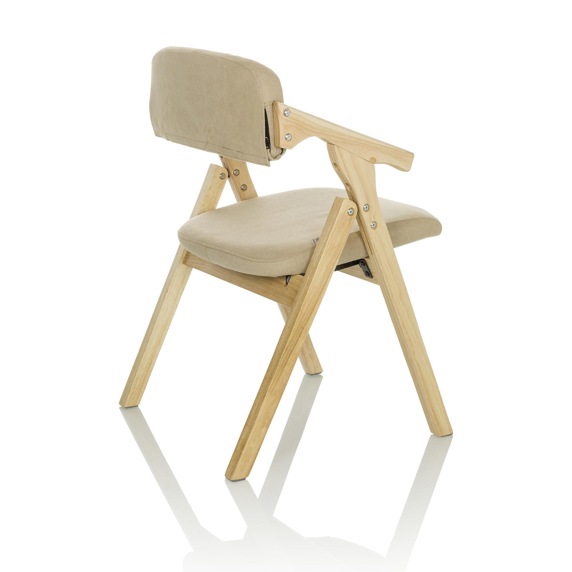 SCANDIO Folding chair Wood Beige 8