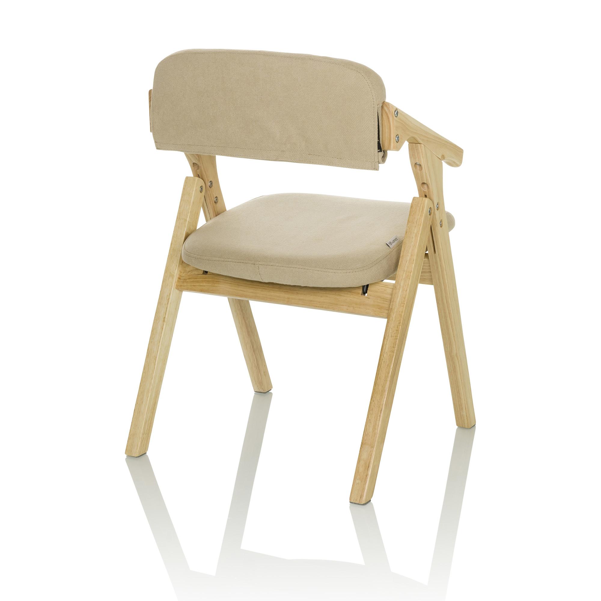SCANDIO Folding chair Wood Beige 9