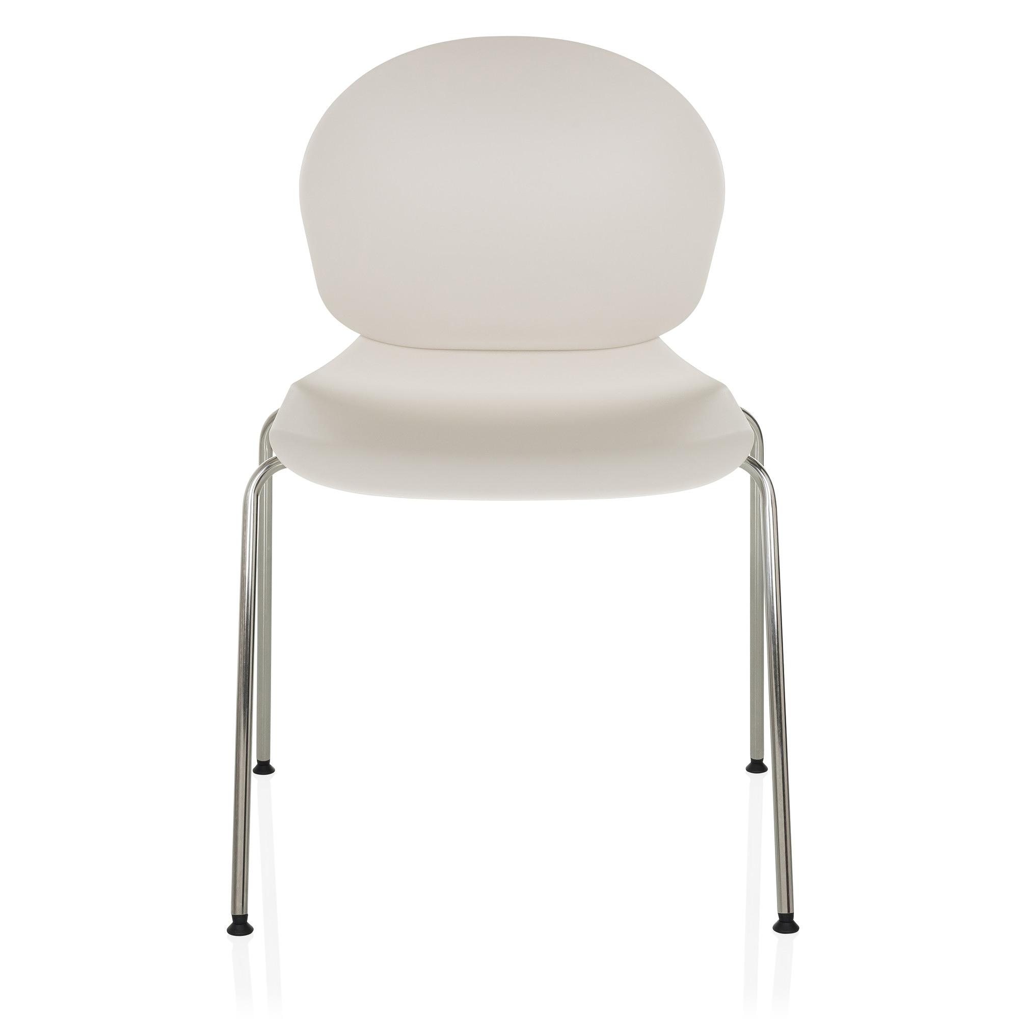 T36 VI Sedia impilabile plastica bianco 0