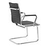 VEMONA V Conference chair cantilevered faux leather black 3