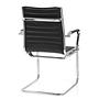 VEMONA V Conference chair cantilevered faux leather black 5