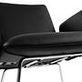 DESIGNIA V Sedia ecopelle nera 1