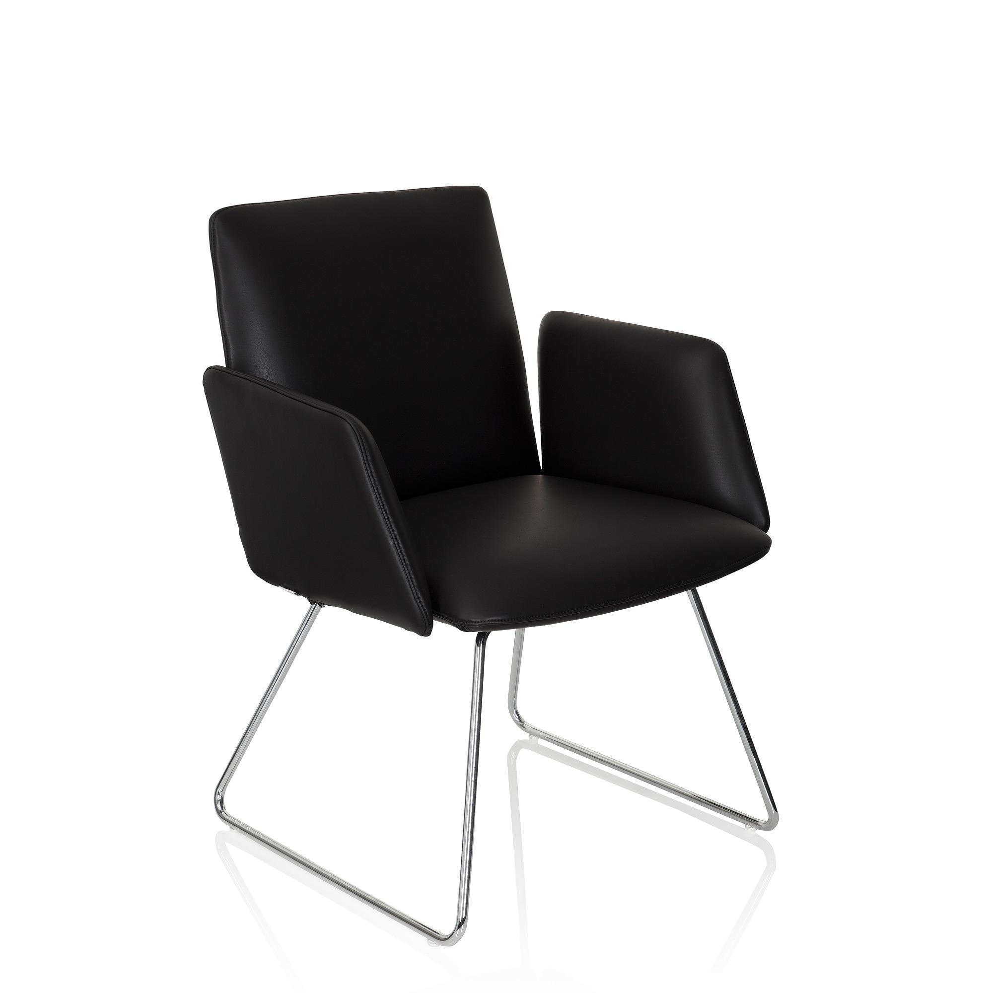 DESIGNIA V Sedia ecopelle nera 7