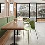 T36 VI Stackable chair Plastic Green 2