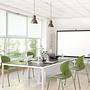 T36 VI Stackable chair Plastic Green 3