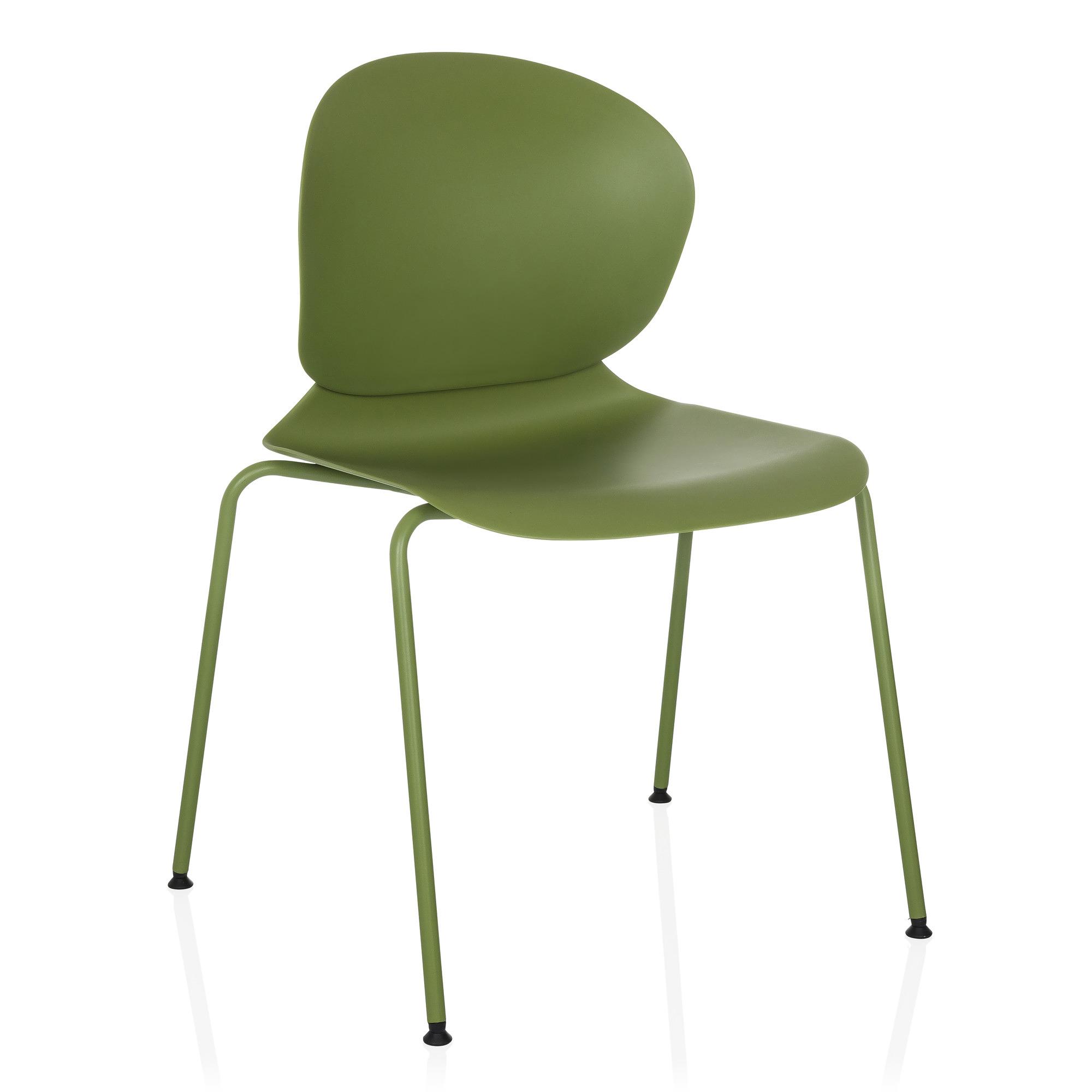 T36 VI Stackable chair Plastic Green 7