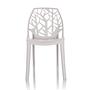 ARTIFO TRI Garden Chair Indoor and Outdoor stackable White 0