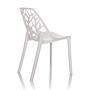 ARTIFO TRI Garden Chair Indoor and Outdoor stackable White 7