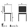 BEGIO B Chair Plastic Black 4
