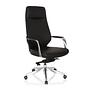VELVET Swivel Office Chair Faux Leather Black 6