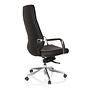 VELVET Swivel Office Chair Faux Leather Black 8