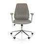 THEO I Office chair Swivel Faux leather Grey 0