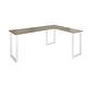Workspace Basic I Corner desk wood grey 0