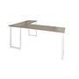 Workspace Basic I Corner desk wood grey 9