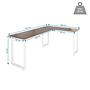 WORKSPACE BASIC I  Corner desk wood walnut 4