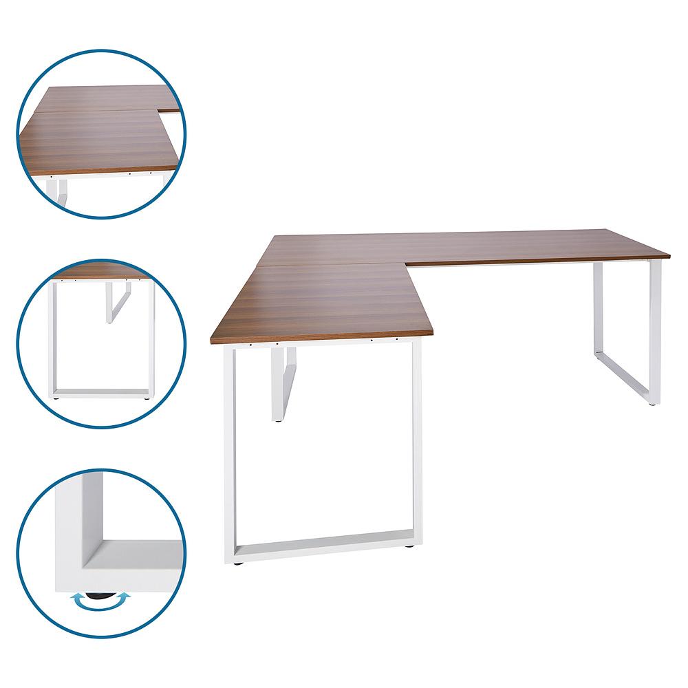 WORKSPACE XL I Corner desk Wood Grey 3