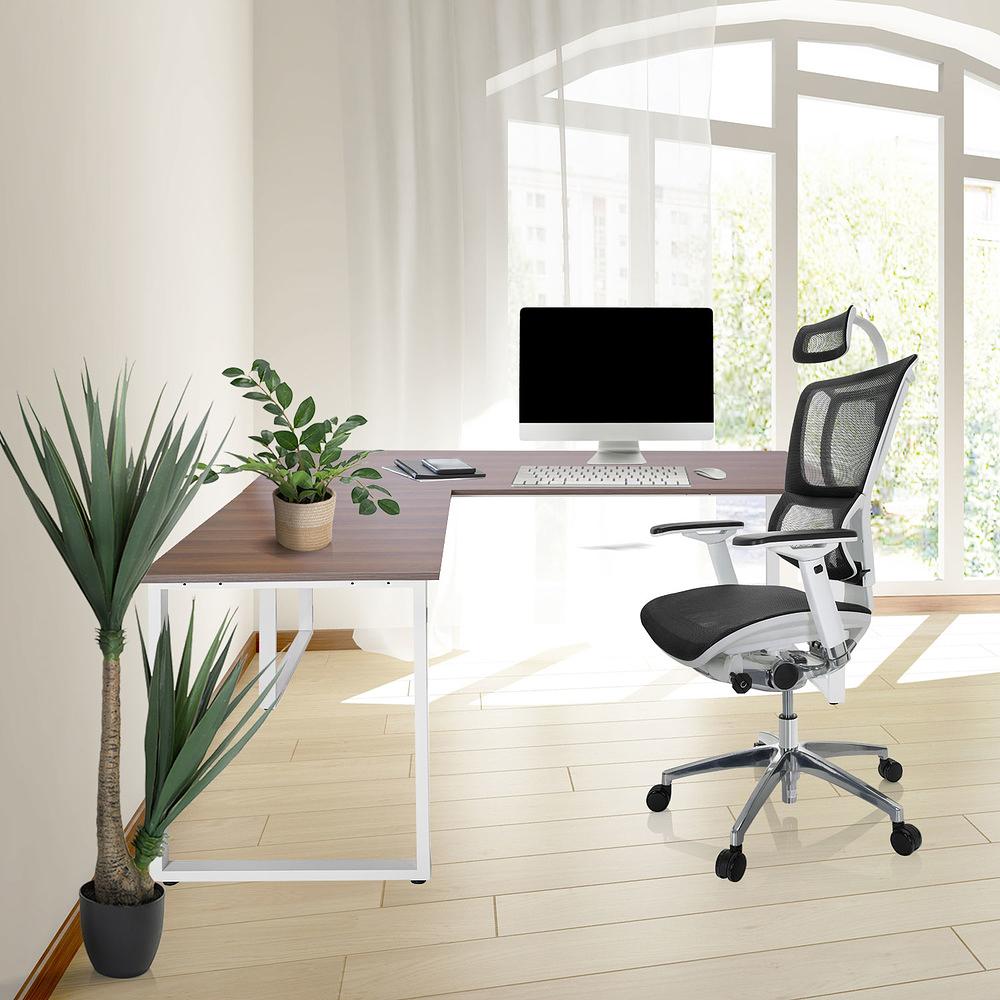 WORKSPACE XL I Corner desk Wood Grey 5